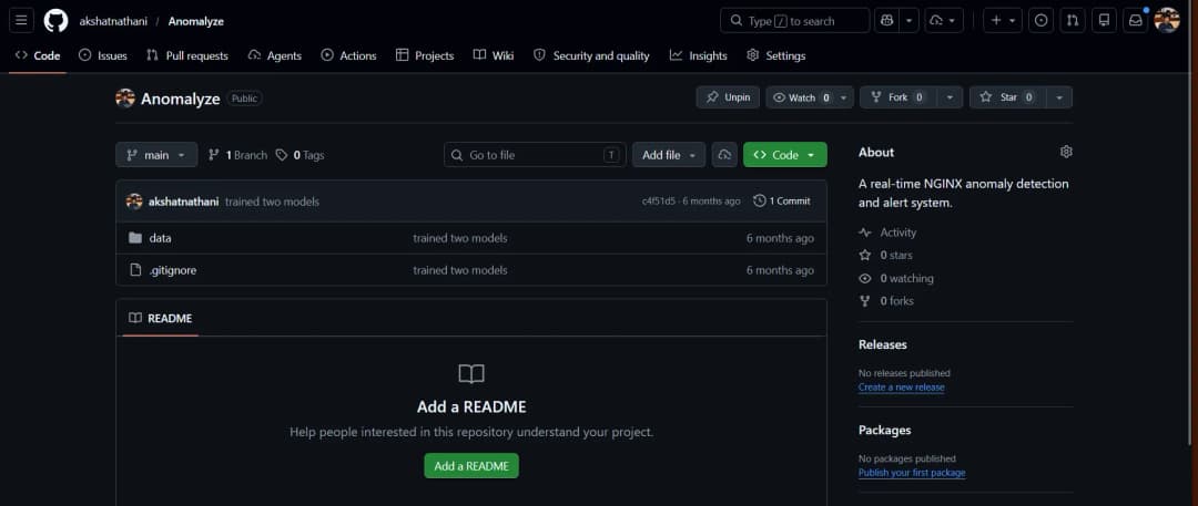 Real-Time NGINX Anomaly Detection